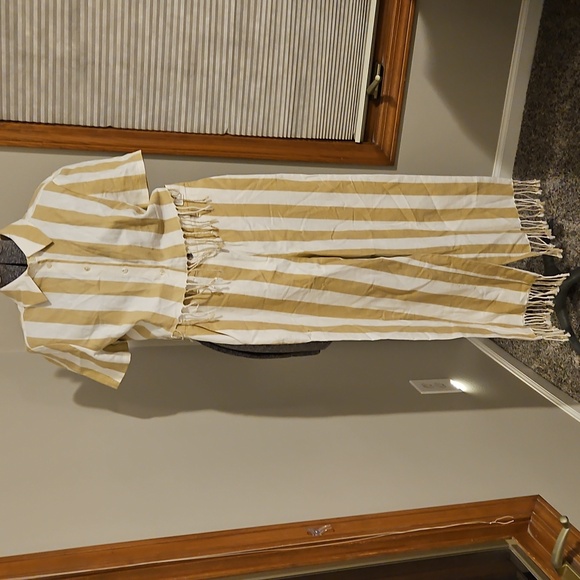 STAUD sands fringed cropped striped set - Picture 2 of 14